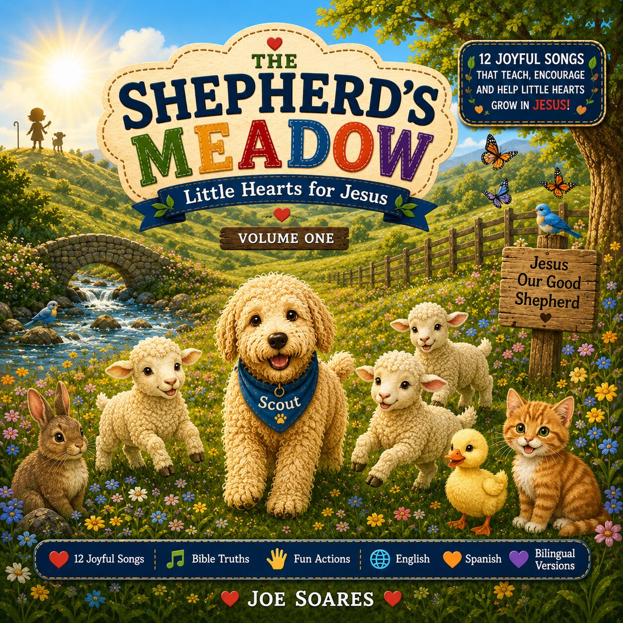 The Shepherd's Meadow - Little Hearts for Jesus front cover