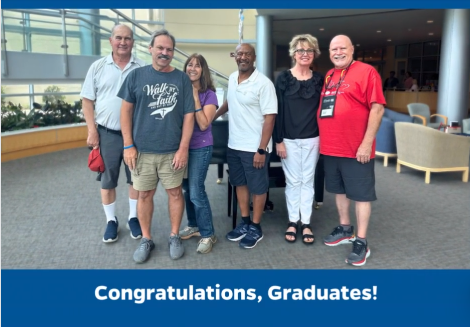Joe Soares graduating from proton cancer treatment in Jacksonville Florida