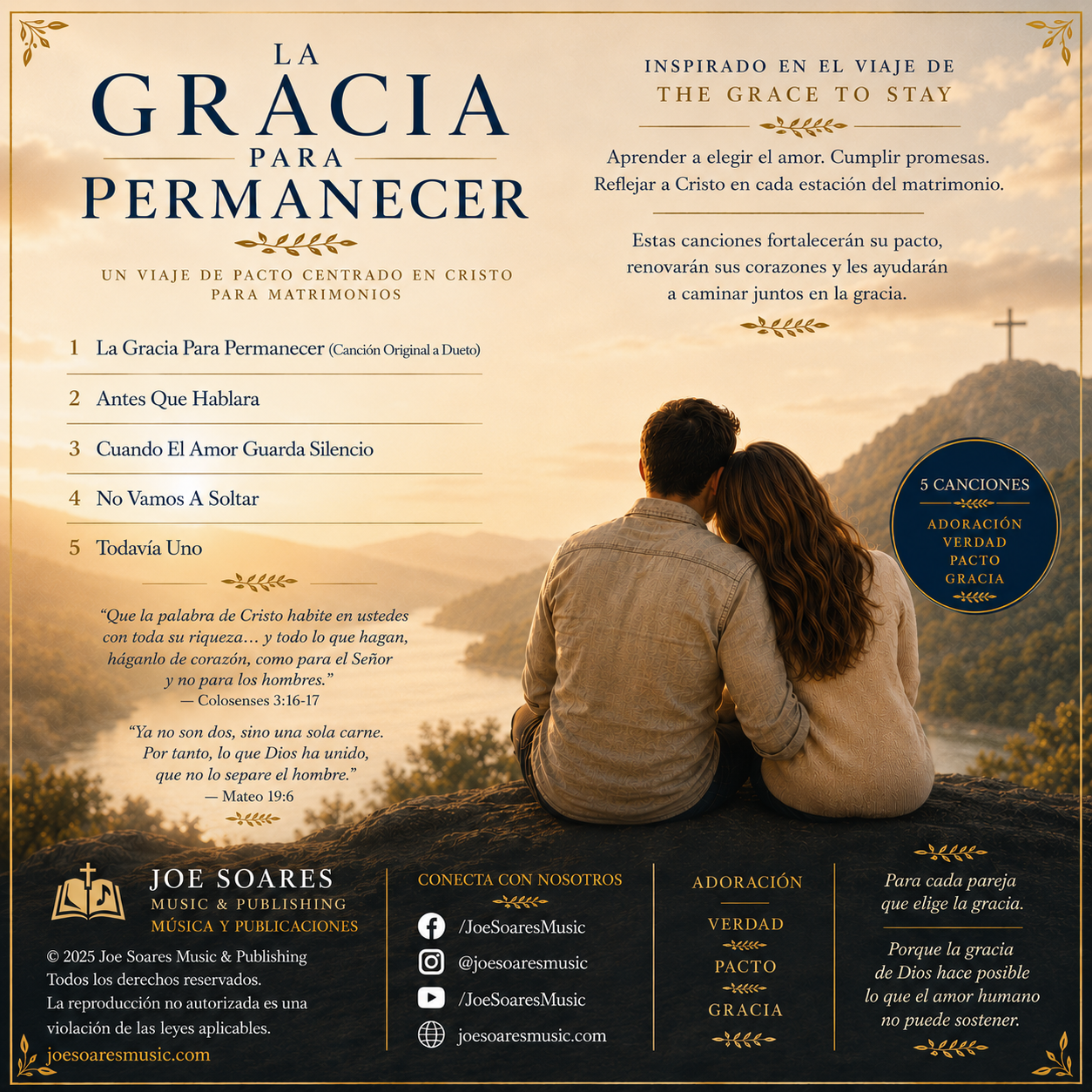 La Gracia Para Permanecer Spanish private collection back cover